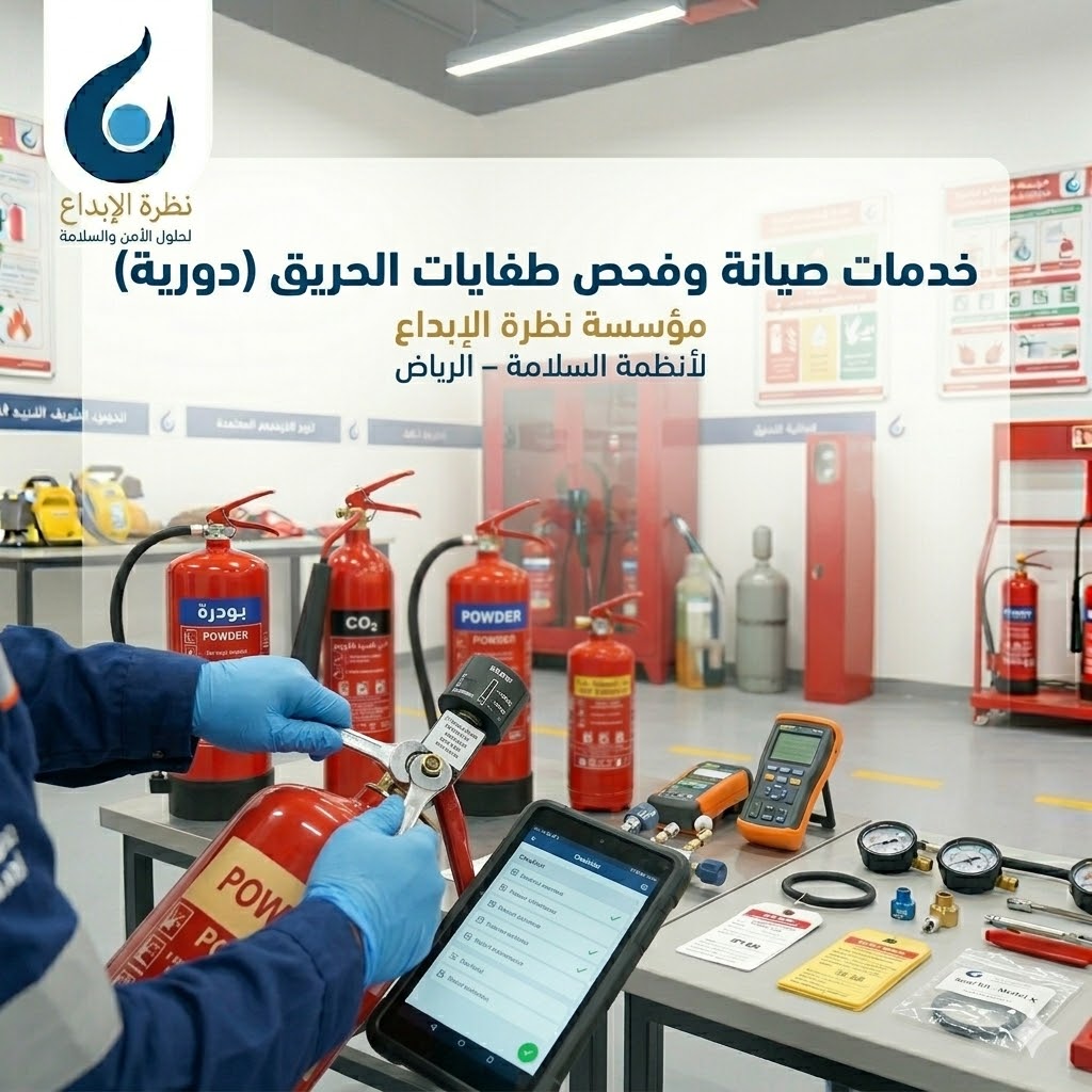 صيانة طفايات الحريق