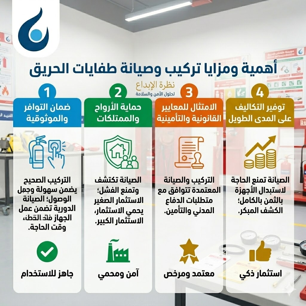 صيانة طفايات الحريق