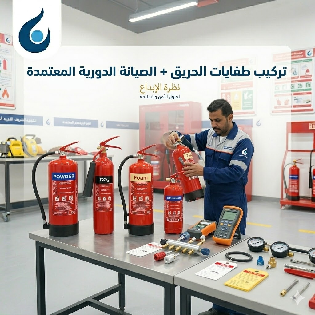 تركيب وصيانة طفايات الحريق
